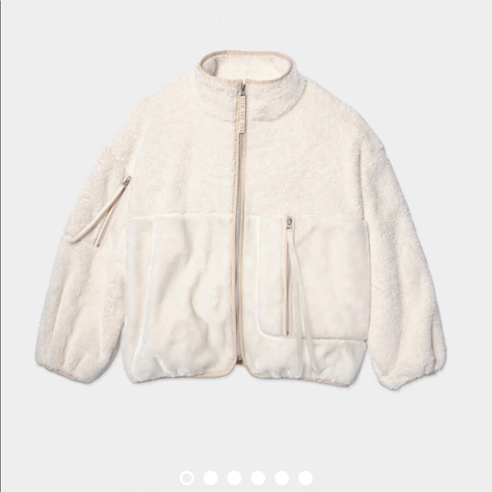 UGG MARLENE SHERPA JACKET color cream